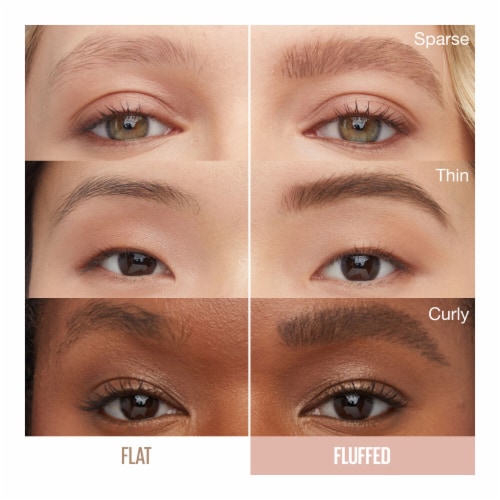 Maybelline Super Fluff Brow Mousse for Soft, Full Eyebrows 255 Soft Brown Perspective: left