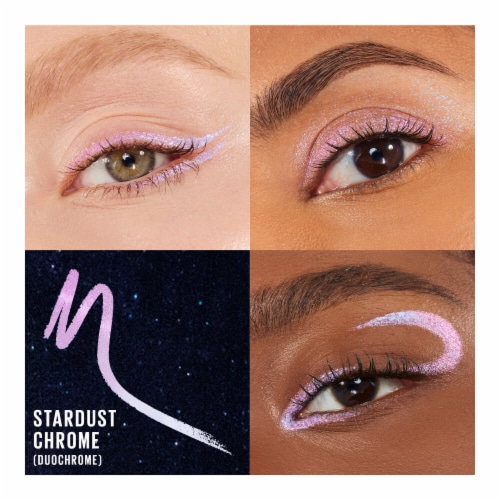 Maybelline Tattoo Studio Sharpenable Gel Eyeliner Pencil Waterproof Longwear 821 Stardust Chrome Perspective: left