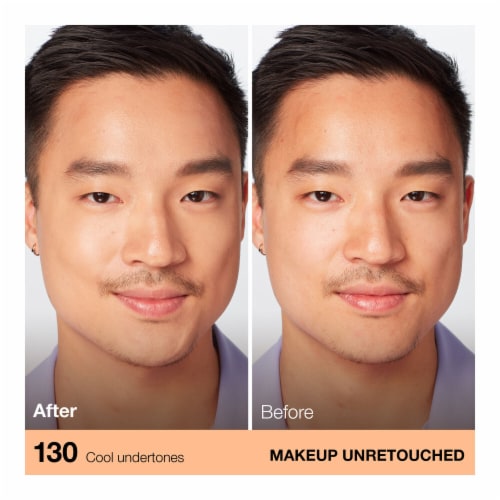 Maybelline Fit Me Dewy + Smooth Liquid Foundation 130 Buff Beige Perspective: left
