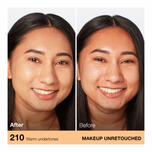 Maybelline Fit Me Dewy + Smooth Liquid Foundation 210 Sandy Beige Perspective: left