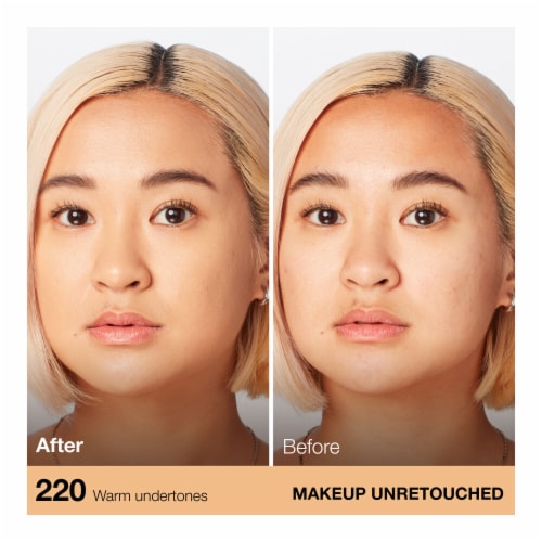 Maybelline Fit Me Dewy + Smooth Liquid Foundation Makeup with SPF 18 Natural Beige Perspective: left