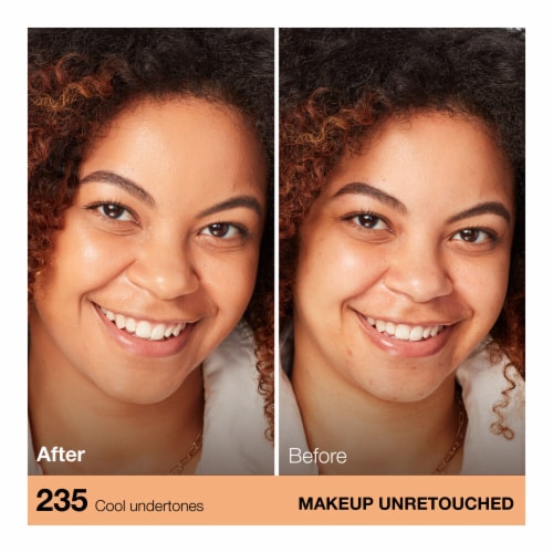 Maybelline Fit Me Dewy + Smooth Liquid Foundation Makeup with SPF 18 Pure Beige Perspective: left