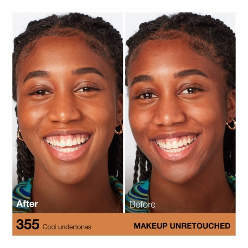 Maybelline Fit Me Dewy + Smooth Liquid Foundation 355 Coconut Perspective: left