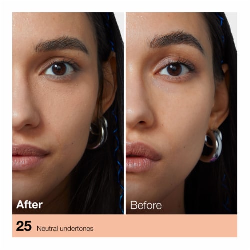 Maybelline Fit Me Liquid Concealer Makeup Natural Coverage Oil-Free Medium Perspective: left