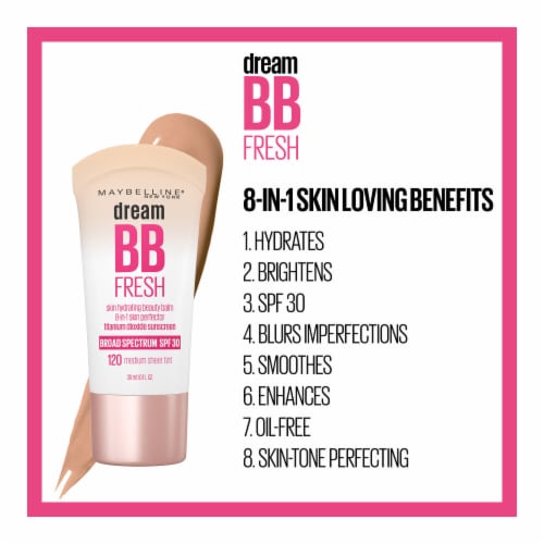 Maybelline Dream Fresh BB Cream 8 in 1 Skin Perfector 110 Light/Medium Perspective: left