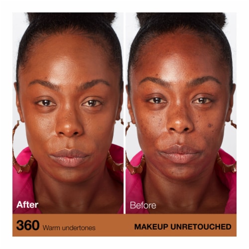 Maybelline Fit Me Dewy + Smooth Liquid Foundation 360 Mocha Perspective: left