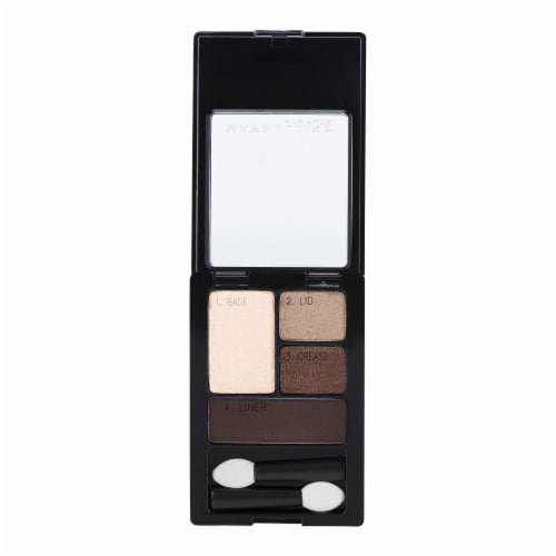 Maybelline Expert Wear Eyeshadow Quads 02Q Natural Smokes Perspective: left