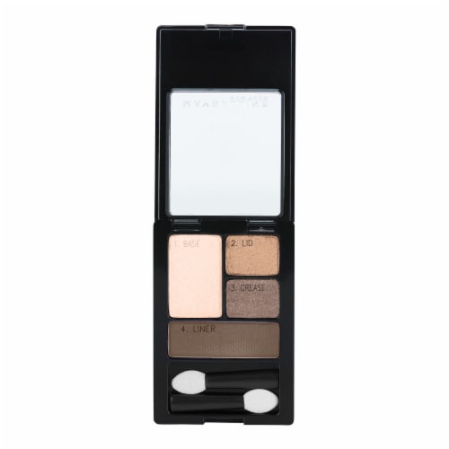 Maybelline Expert Wear Eyeshadow Quads 10Q Mocha Motion Perspective: left