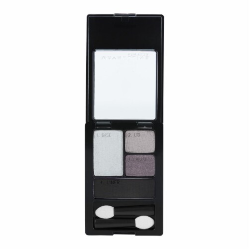 Maybelline Expert Wear Eyeshadow Quads 04Q Charcoal Smokes Perspective: left
