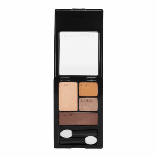 Maybelline Expert Wear Eyeshadow Quads 22Q Chai Latte Perspective: left