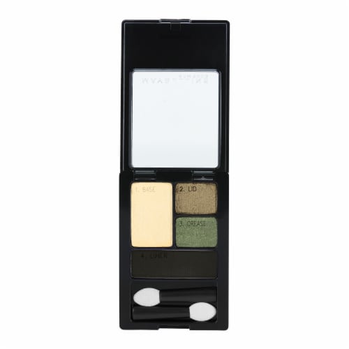 Maybelline Expert Wear Eyeshadow Quads 48Q Emerald Smokes Perspective: left