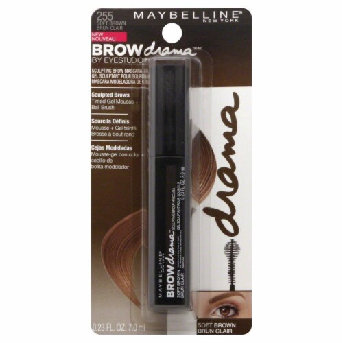Maybelline Brow Drama Soft Brown Sculpting Eyebrow Mascara Perspective: left
