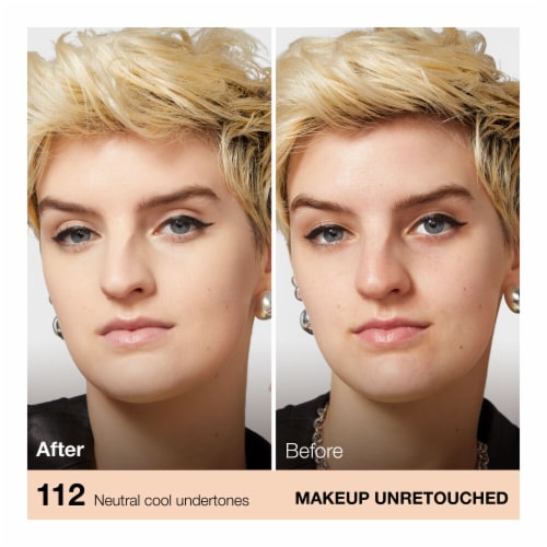 Maybelline Fit Me Matte + Poreless Liquid Foundation 112 Natural Ivory Perspective: left