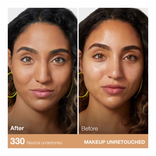 Maybelline Fit Me Matte + Poreless Liquid Foundation 330 Toffee Perspective: left
