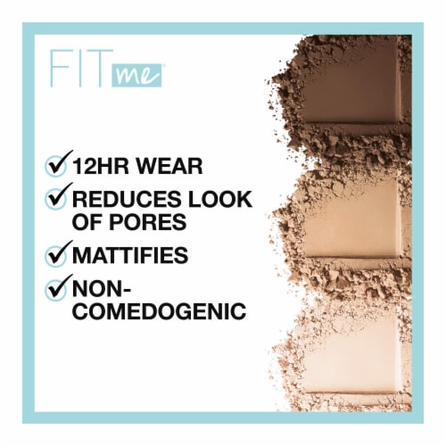 Maybelline Fit Me Matte + Poreless Pressed Face Powder 100 Translucent Perspective: left