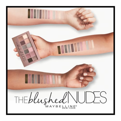 Maybelline The Blushed Nudes Eyeshadow Palette Perspective: left