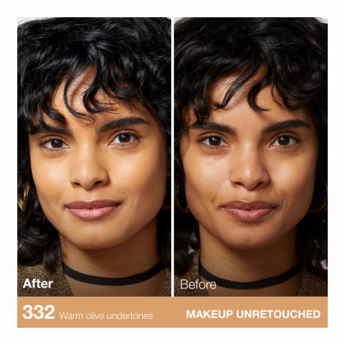 Maybelline Fit Me Matte + Poreless Liquid Foundation 332 Golden Caramel Perspective: left