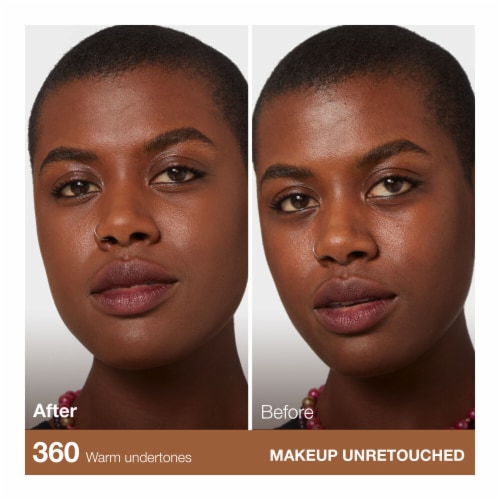 Maybelline Fit Me Matte + Poreless Liquid Foundation 360 Mocha Perspective: left