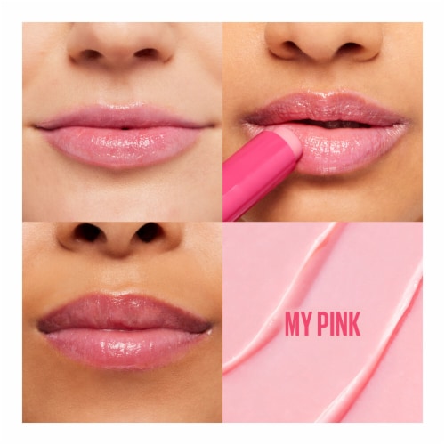 Maybelline Baby Lips Glow Lip Balm 01 My Pink Perspective: left