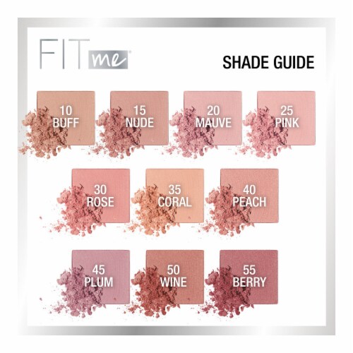 Maybelline Fit Me Blush 20 Mauve Perspective: left
