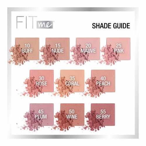 Maybelline Fit Me Blush 50 Wine Perspective: left