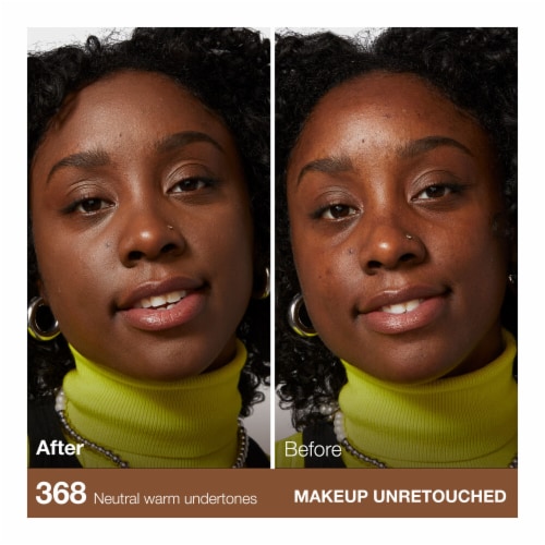 Maybelline Fit Me Matte + Poreless Liquid Foundation 368 Deep Golden Perspective: left