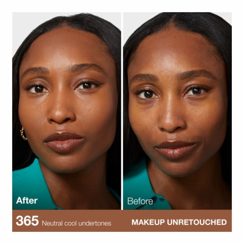 Maybelline Fit Me Matte + Poreless Liquid Foundation 365 Nutmeg Perspective: left
