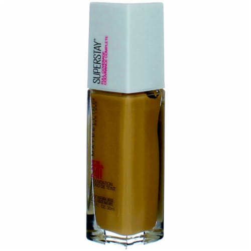 Maybelline Superstay 220 Natural Beige 24-Hour Full Coverage Liquid Foundation Perspective: left
