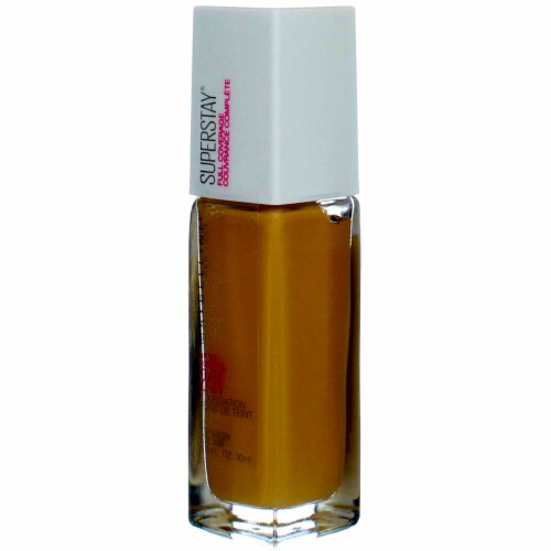 Maybelline Super Stay Liquid Foundation Longwear 312 Golden Perspective: left