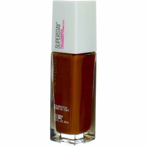 Maybelline Super Stay Liquid Foundation Longwear 360 Mocha Perspective: left