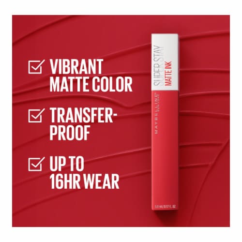 Maybelline Super Stay Matte Ink Liquid Lipstick 60 Poet Perspective: left
