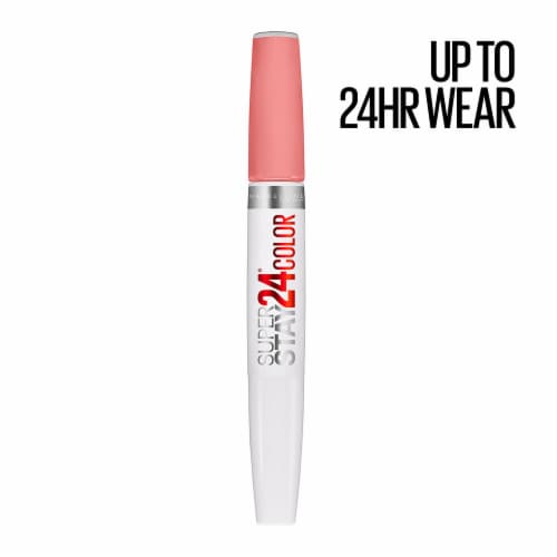 Maybelline Super Stay 24 2-Step Liquid Lipstick 240 All Night Apricot Perspective: left