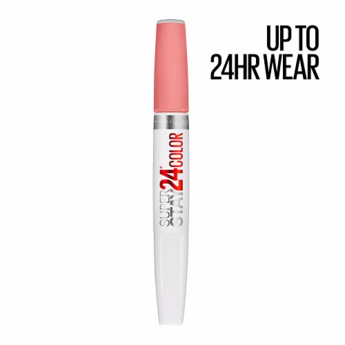 Maybelline Super Stay 24 2-Step Liquid Lipstick 240 All Night Apricot Perspective: left