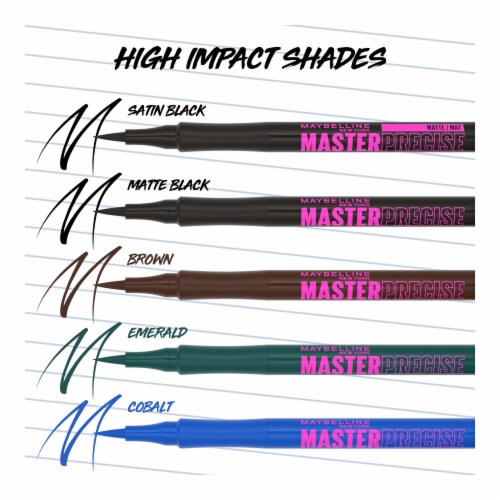 Maybelline Master Precise All Day Liquid Eyeliner 111 Forest Brown Perspective: left