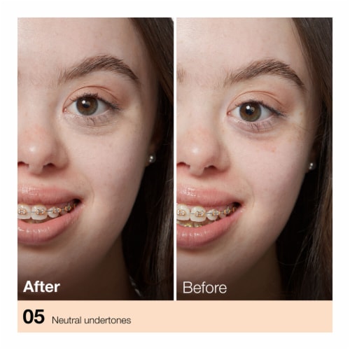 Maybelline Fit Me Liquid Concealer Makeup Natural Coverage Oil-Free Ivory Perspective: left
