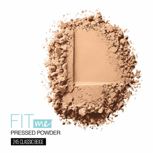 Maybelline Fit Me Matte + Poreless Pressed Face Powder 245 Classic Beige Perspective: left