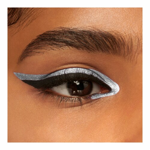 Maybelline Tattoo Studio Sharpenable Gel Pencil Longwear Eyeliner Sparkling Silver Perspective: left