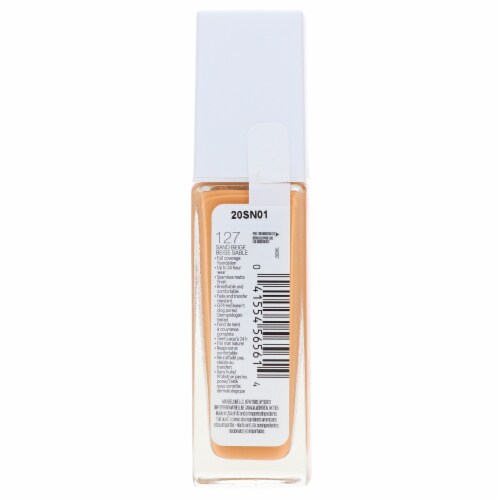 Maybelline Super Stay Liquid Foundation Longwear 127 Sand Beige Perspective: left
