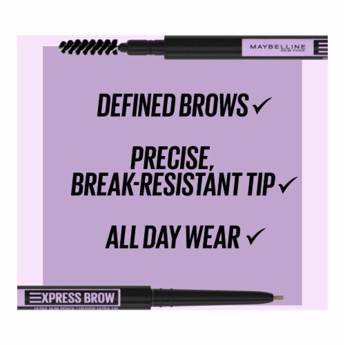 Maybelline Express Brow Ultra Slim Eyebrow Pencil 257 Medium Brown Perspective: left
