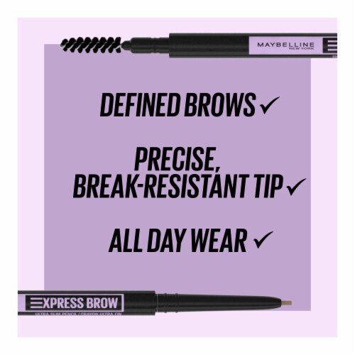Maybelline Express Brow Ultra Slim Eyebrow Pencil 262 Black Brown Perspective: left