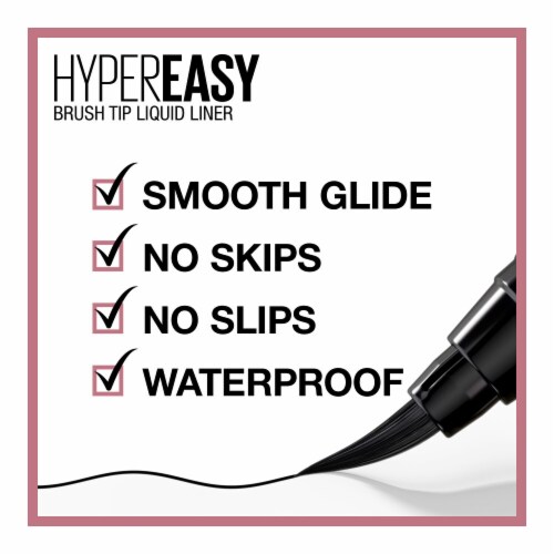 Maybelline Hyper Easy Liquid Eyeliner 800 Pitch Black Perspective: left