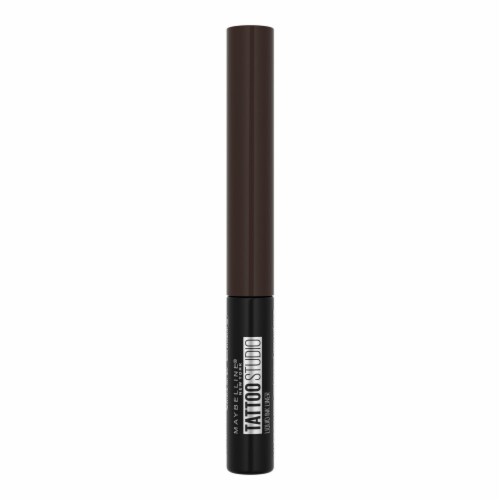 Maybelline Tattoo Studio Liquid Ink Eyeliner 002 Dark Henna Brown Perspective: left