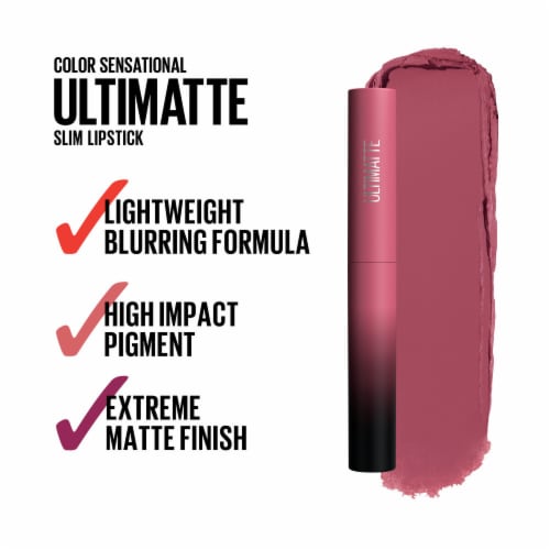 Maybelline Color Sensational Ultimatte Slim Lipstick 599 More Mauve Perspective: left