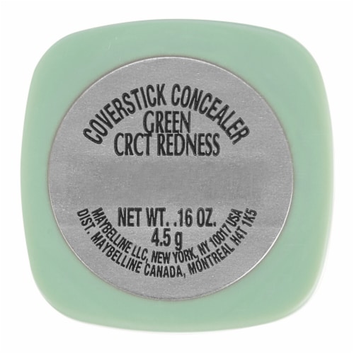 Maybelline Cover Stick Corrector Concealer 195 Green Corrects Redness Perspective: left