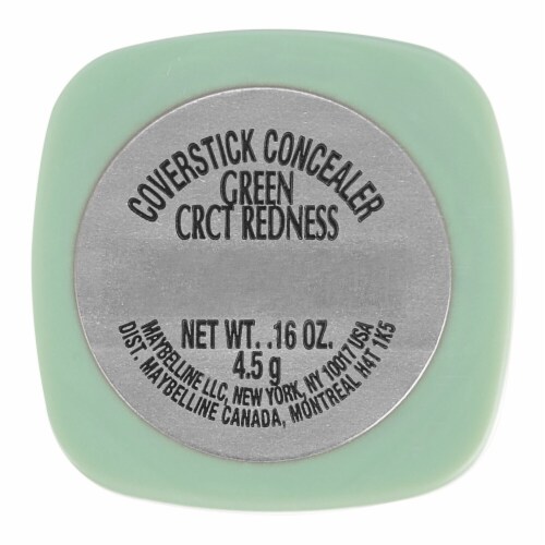 Maybelline Cover Stick Corrector Concealer 195 Green Corrects Redness Perspective: left