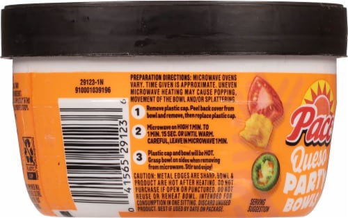 Pace® Salsa Con Queso Dip Microwavable Bowl Perspective: left