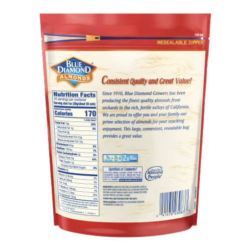 Blue Diamond® Smokehouse Almonds Perspective: left