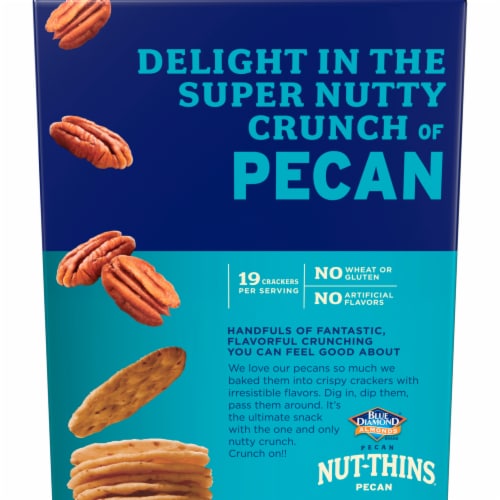 Blue Diamond® Nut-Thins® Pecan Crackers Perspective: left