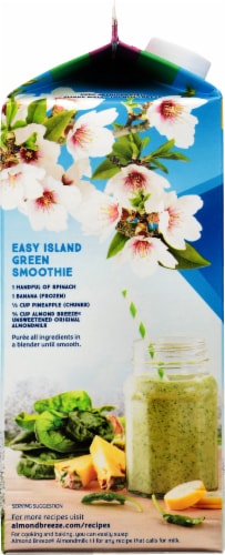Almond Breeze® Unsweetened Original Almond Milk Perspective: left
