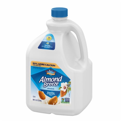 Blue Diamond® Almond Breeze® Vanilla Almond Milk Perspective: left